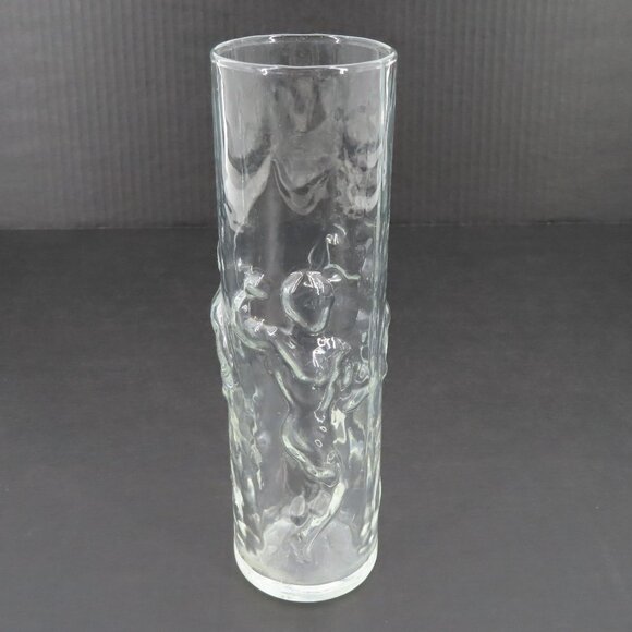 Vintage Libbey Posing Muscle Man Men Clear Cocktail Drinking Glass Sexy Vase - Picture 5 of 10